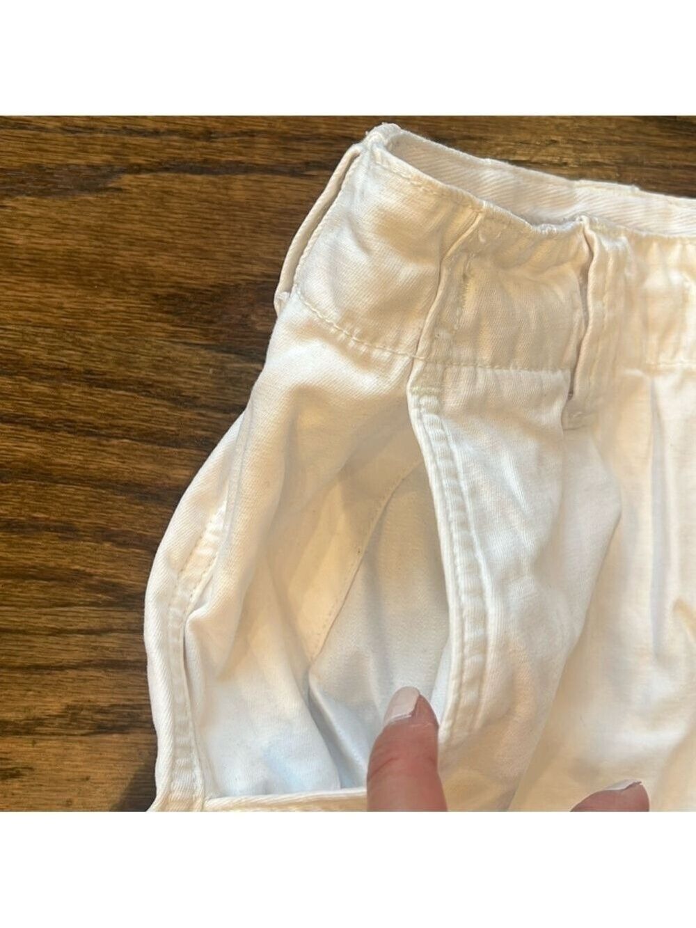 Polo Ralph Lauren Classic Cargo Shorts Khakis White/Relaxed Fit Size 31 - Picture 6 of 16